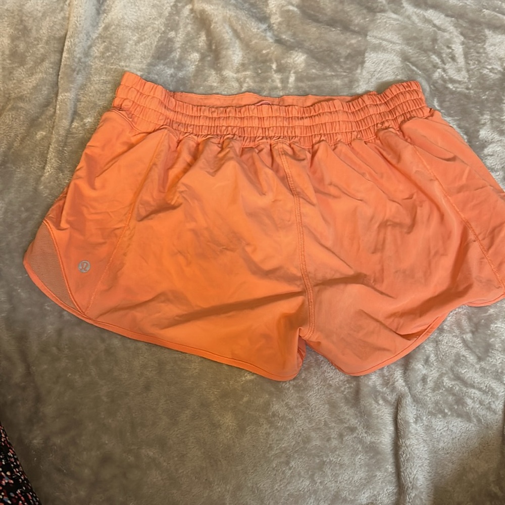 Lululemon Hotty hot high rise short in sunny coral - Picture 3 of 7